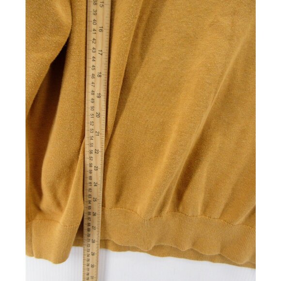 Lands End Sweater XXL Pullover Preppy Casual Supima Cotton V-Neck - Picture 4 of 10